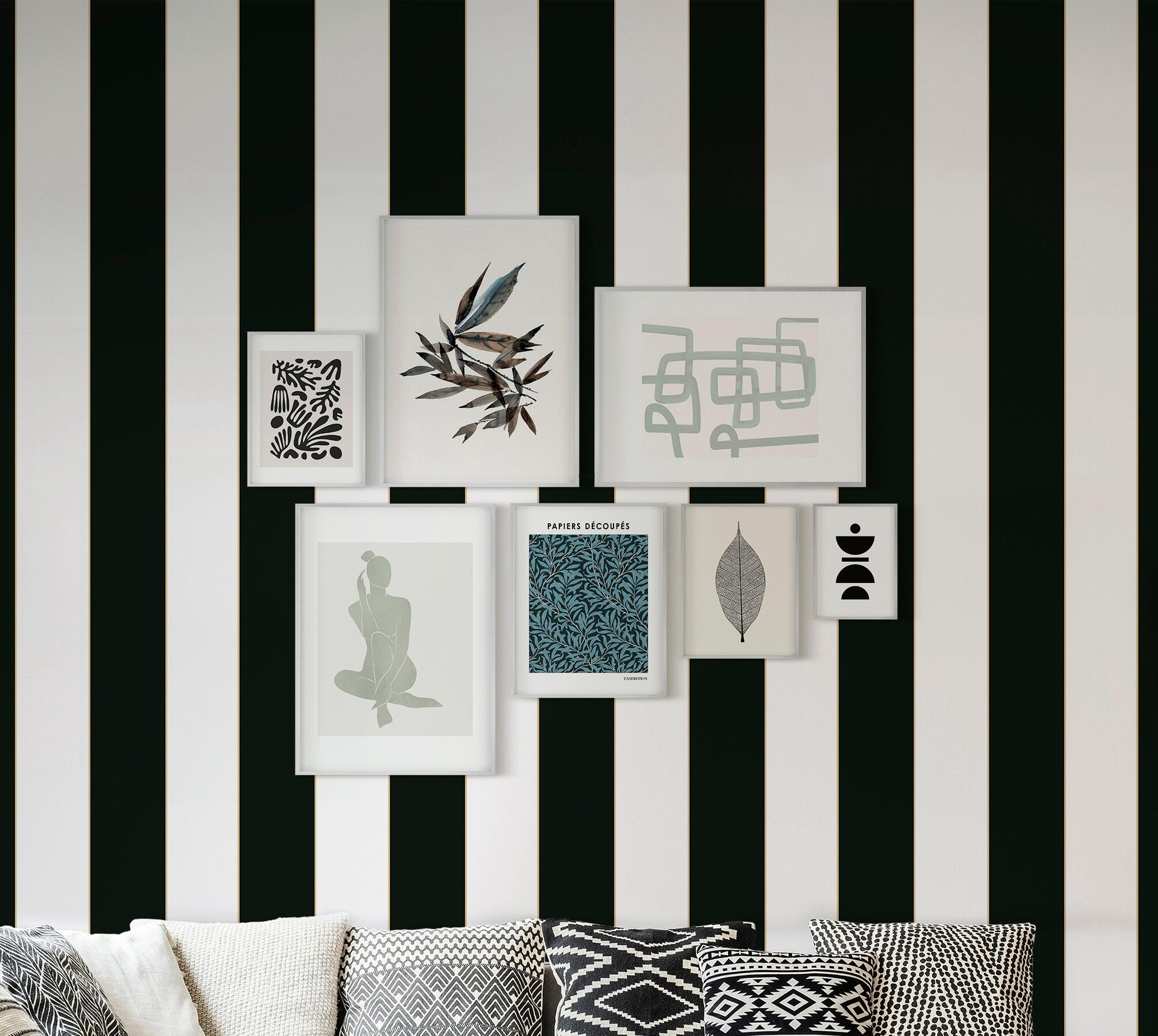 INSPIRE - Cadre photo DESIGN H.70 x l.50 cm - Aluminium - Argent - 2