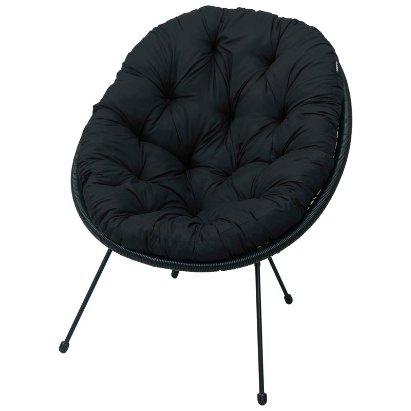 Poduszka na fotel żyłkowy Acapulco AMPO czarny 1 szt.