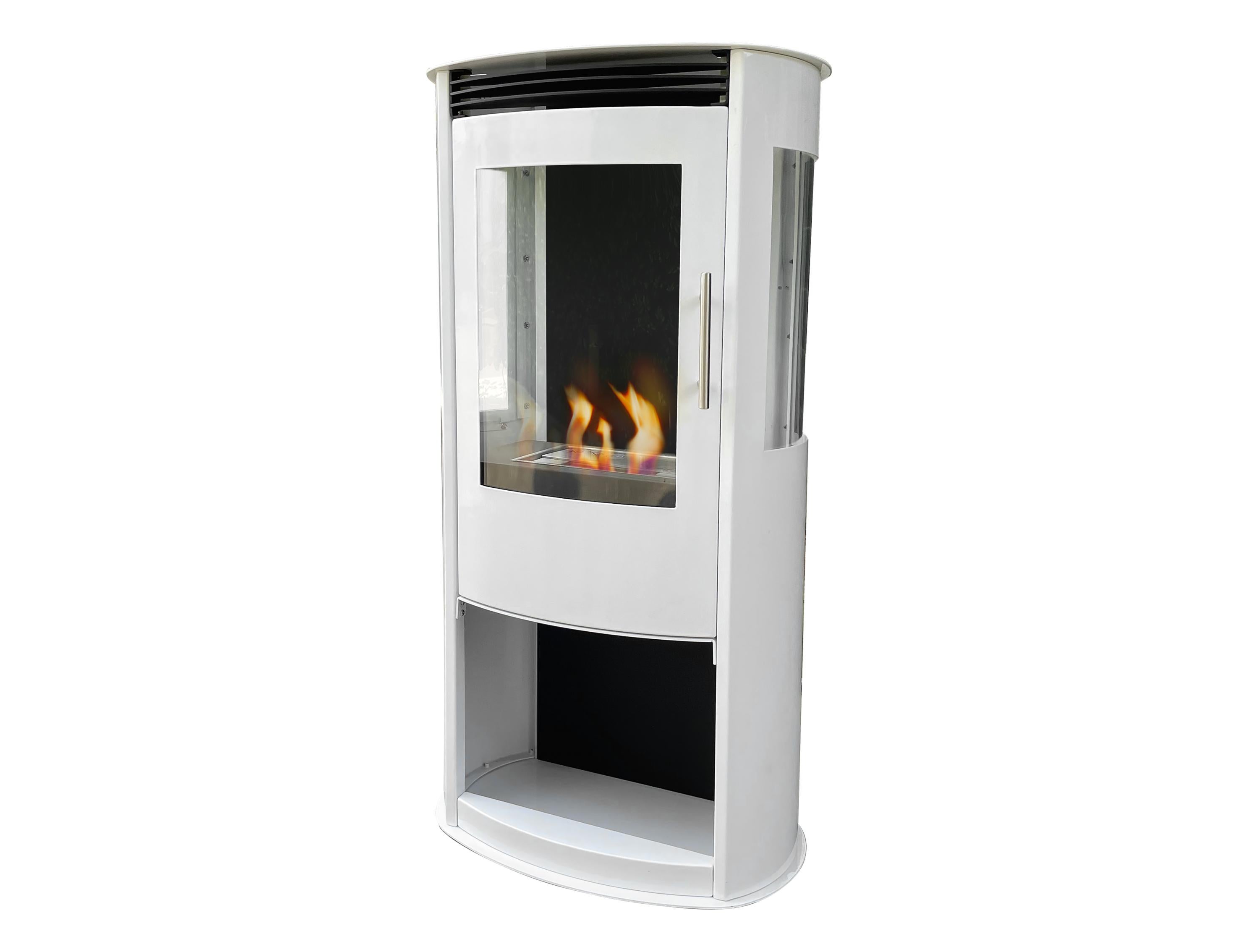 Poêle à éthanol 3kW en acier blanc Leroy Merlin — free download