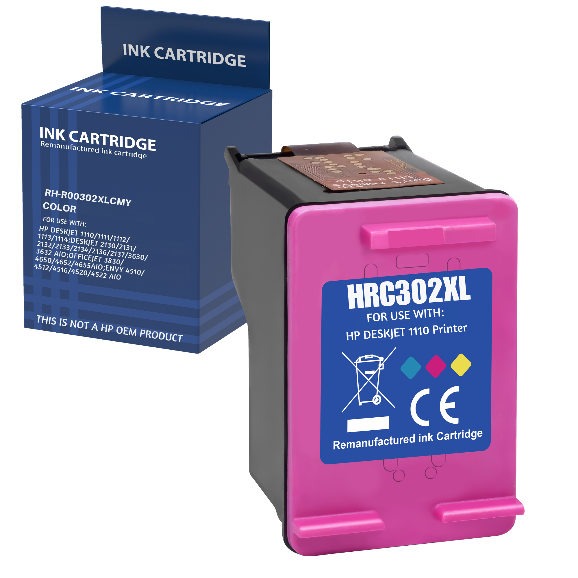 Cartucce HP 302 XL Nero, Confezione Da 2, Alta Resa 600 Pagine, Compatibili Con Envy 4520, OfficeJet 3833, Deskjet 3630 E Altri Modelli