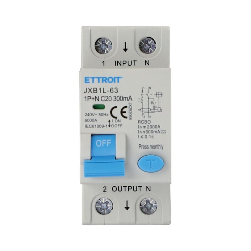 Interruttore Magnetotermico 2 Poli 20A 6kA Classe C 400V – Protezione Affidabile Per Impianti Elettrici