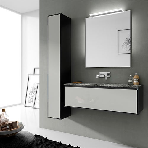 Aplique LED para Baño - Luz Blanca Fría (5700K) - Fácil Instalación para Camerino - 30cm | Modelo Mars. Bombilla no remplazable. - 2