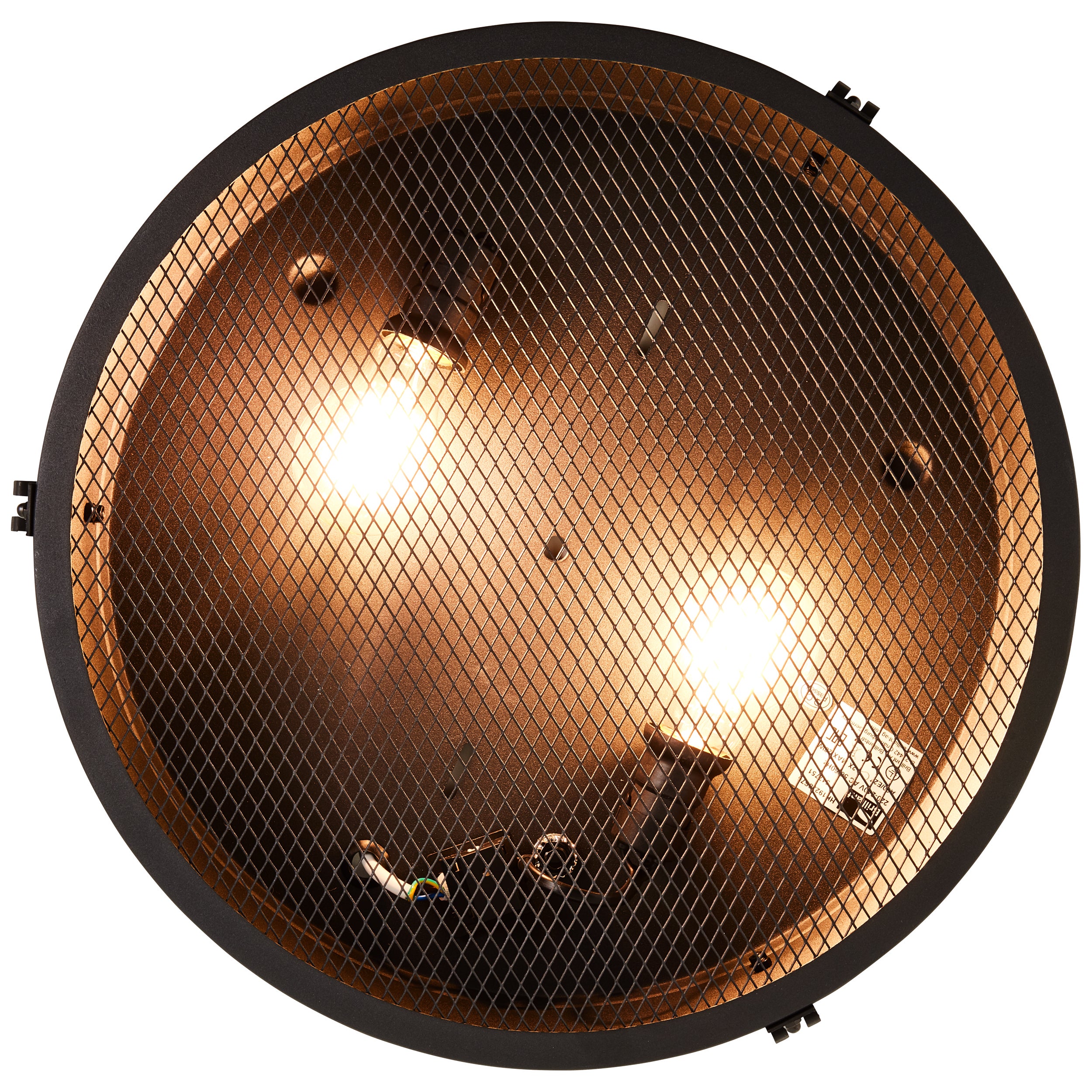 Brilliant Natynkowy panel sufitowy LED Saltery 42cm biały Plastikowy pilot Możliwość wewnętrznego ściemniania za pomocą zintegrowanego pilota LED 22 W - 3