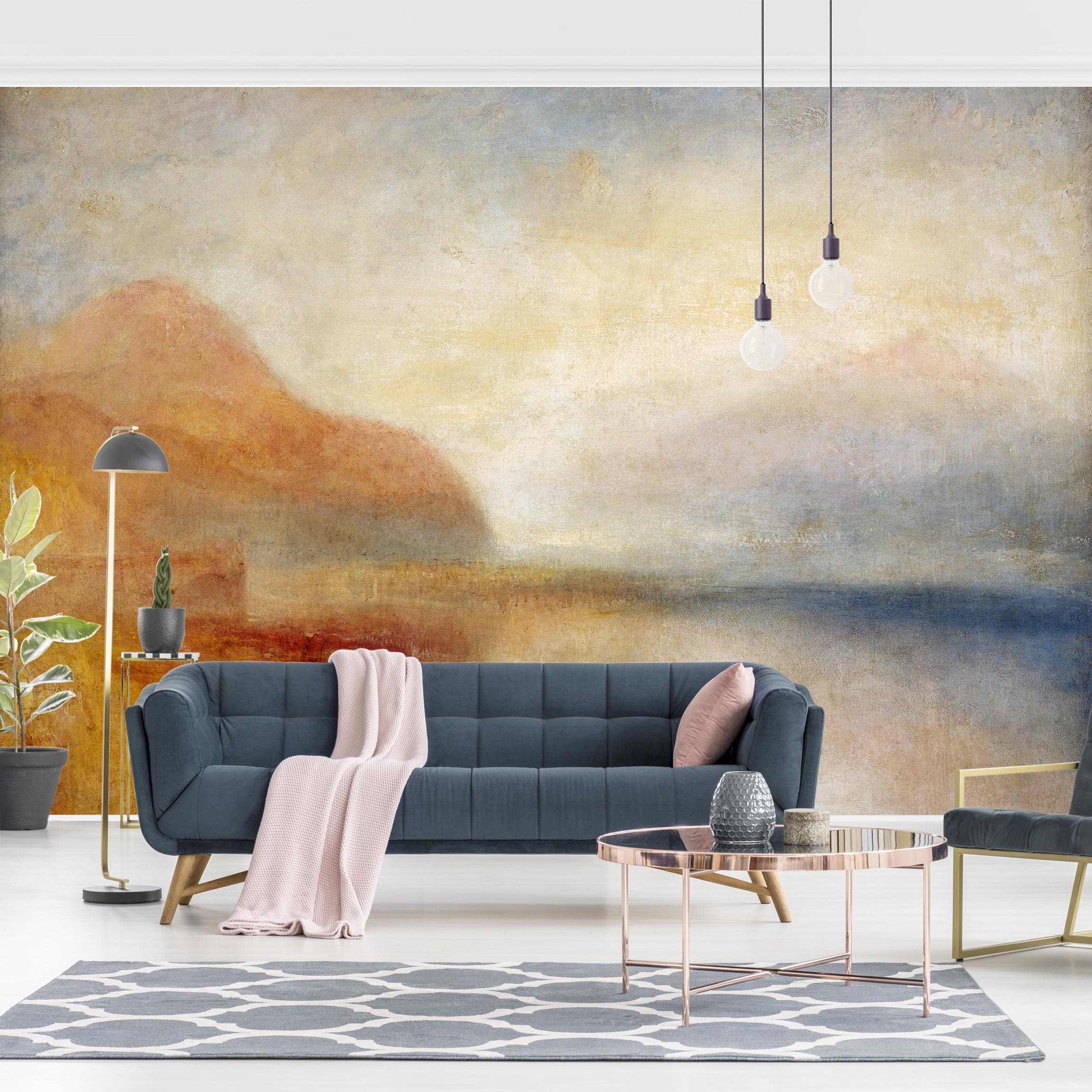 Papel pintado fotomural william turner arte naturaleza 278 - salón dormitorio cocina pasillo - tnt 288 x 190 cm smart