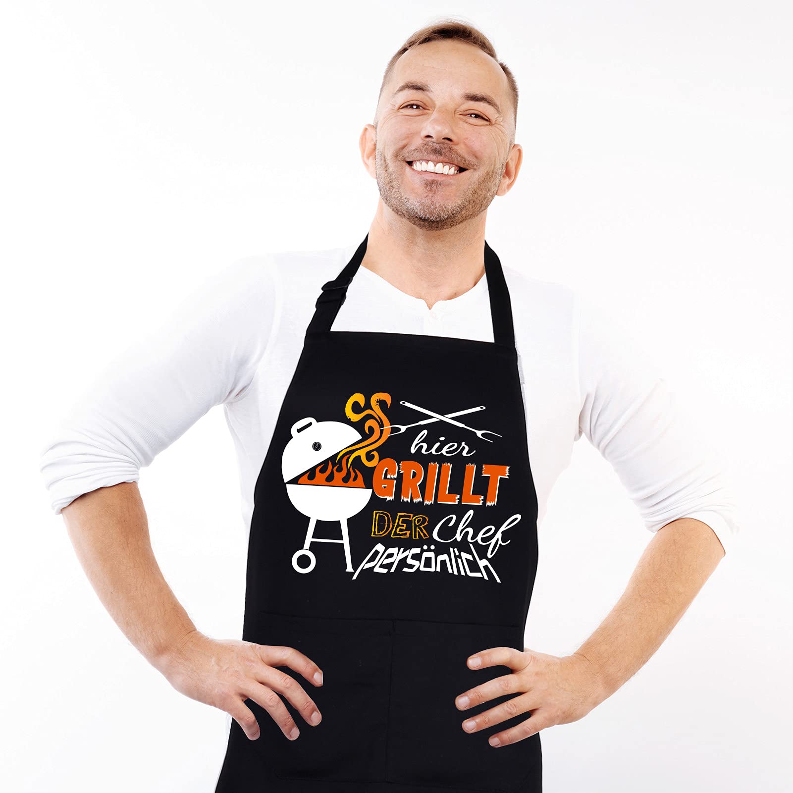 upain Grembiule da cucina, grembiule da cucina, grembiule da chef personale, divertente grembiule, grembiule da cucina in cotone, multicolore, Taglia - 2