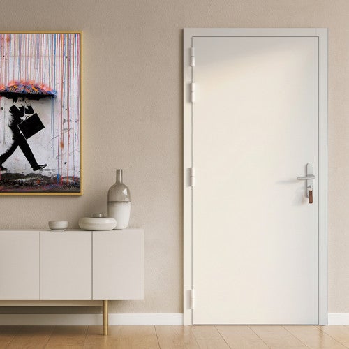 Bloc porte palière 30dB coupe-feu EI30 -PAL30- 204x83 cm huisserie 66x54 poussant droit