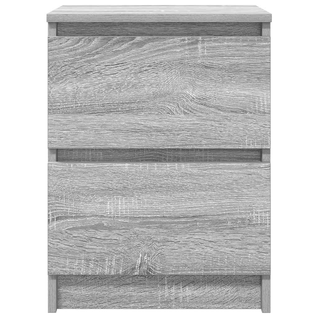 Meuble TV sonoma gris 40x35x54 cm bois d'ingénierie - 6