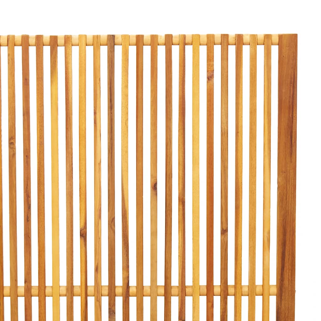 Paravent d'intérieur/extérieur 180,5 cm en bois d'acacia massif - 6