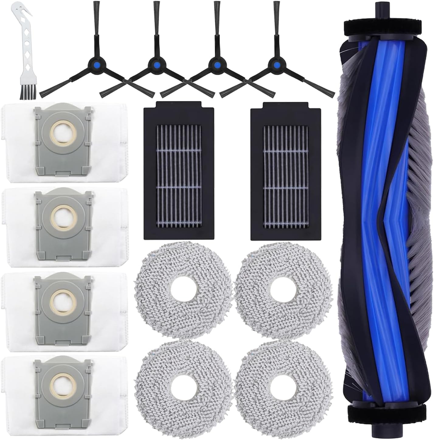 Kit Ricambi Per Ecovacs Deebot X5 Omni E X5 Pro - Include Spazzola, Panni, Filtri E Sacchetti | KimSin