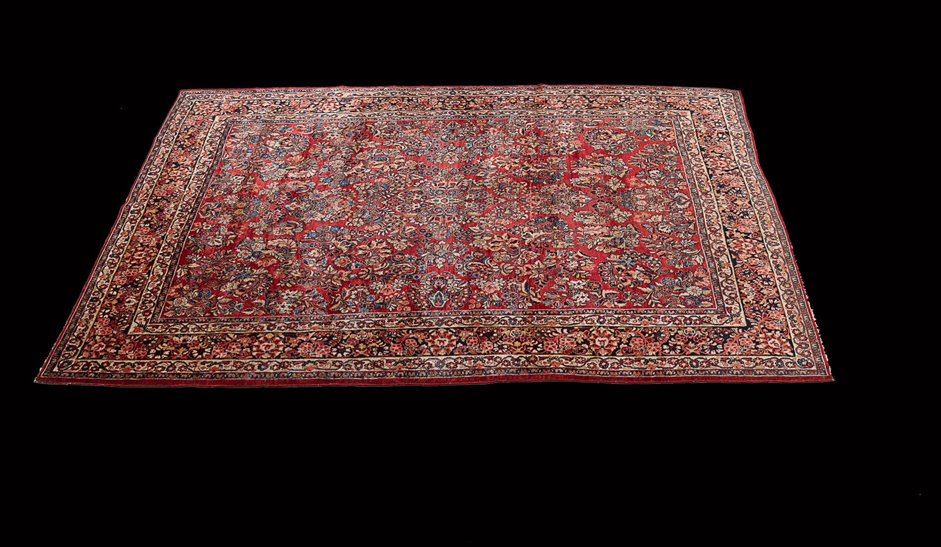 Oryginalny ręcznie robiony orientalny dywan, wymiary: 355x255 cm z certyfikatem autentyczności