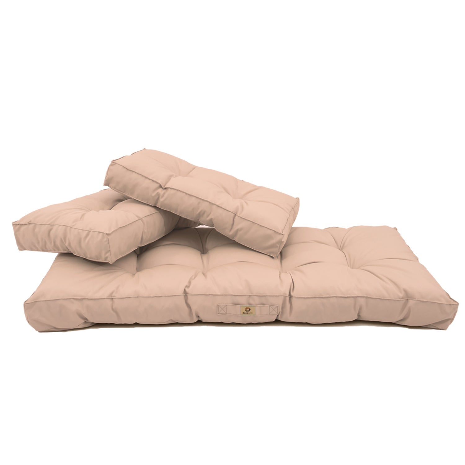 Coussins pour salon de jardin capitonné 120x60cm Beige - 6