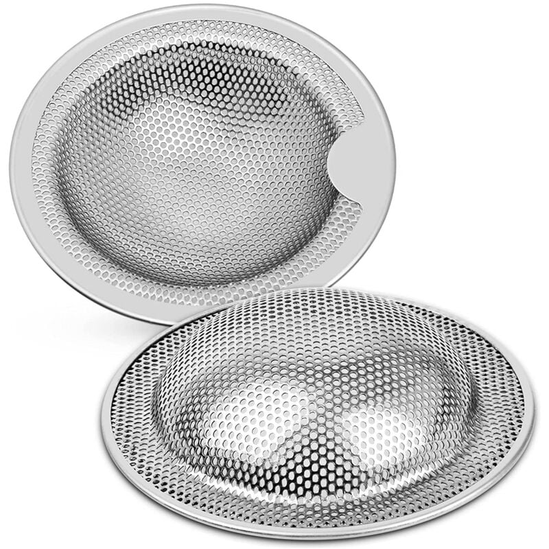 2 sitka do zlewozmywaka ze stali nierdzewnej 102 mm Antyzapychające sitko do zlewozmywaka