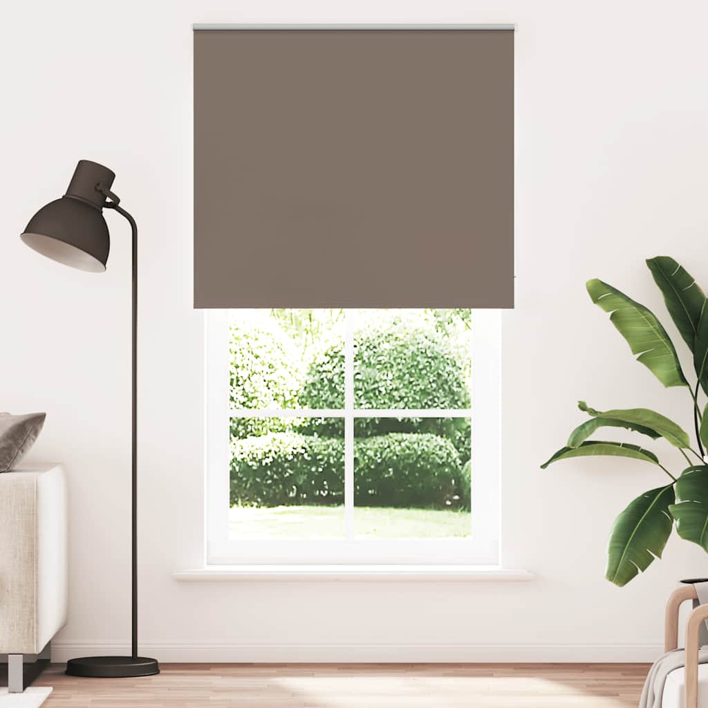Roleta zaciemniająca kawowa 140x230 cm Szerokość tkaniny vidaXL