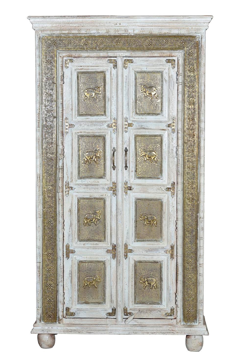 Szafa z drewna mango 95 cm, styl rustykalny, ręcznie robiona, 183x95x45 GYC