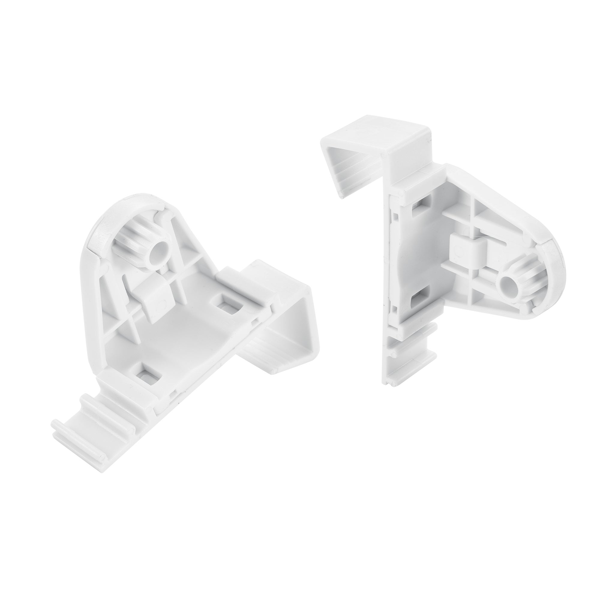 Tenda a Rullo per Interni 45 x 150 cm Tenda Oscurante in Tessuto Avvolgibile con Manovra a Catena Meccanismo Cambio Lato Fissaggio Senza Fori - Bianco - 5