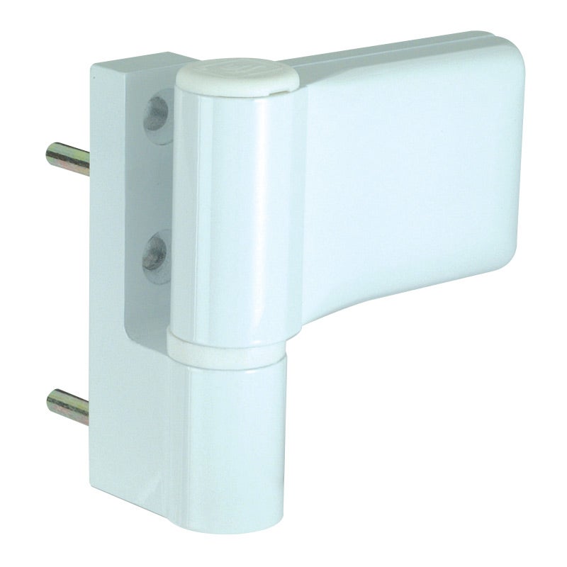 Paumelle HAHN Pour Porte PVC 120 Kg, Type KT-NR6, Blanc RAL 9010, Neuve