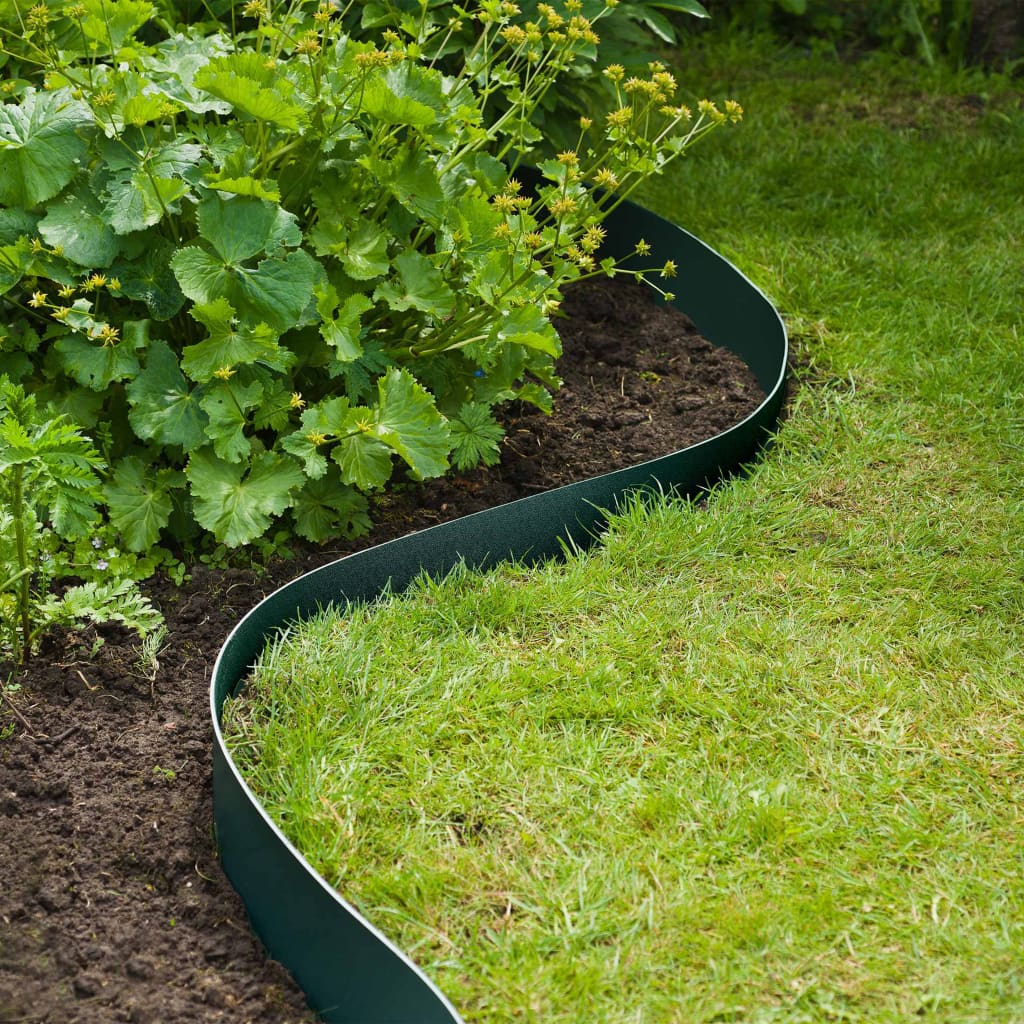 Borde de jardín de polietileno reciclado Gris - Altura 15 cm x 10 m - 8