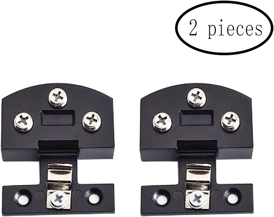 Cerniera per porta in vetro, 2 pezzi, cerniera per mobili, cerniera per porta in vetro, cerniera per mobile da cucina, adatta per vetri spessi 5-8 mm - 3