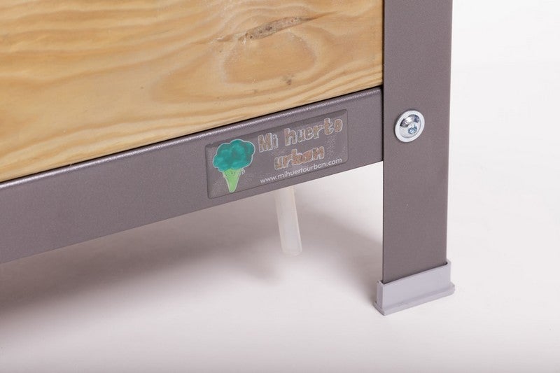 MI HUERTO URBAN - Huerto urbano, mesa de cultivo, Mod: Menta M | Dimensiones: HUERTO BAJO - Lar 900 x Anc 400 xAlt 380 mm, L | Color: Verde - 8