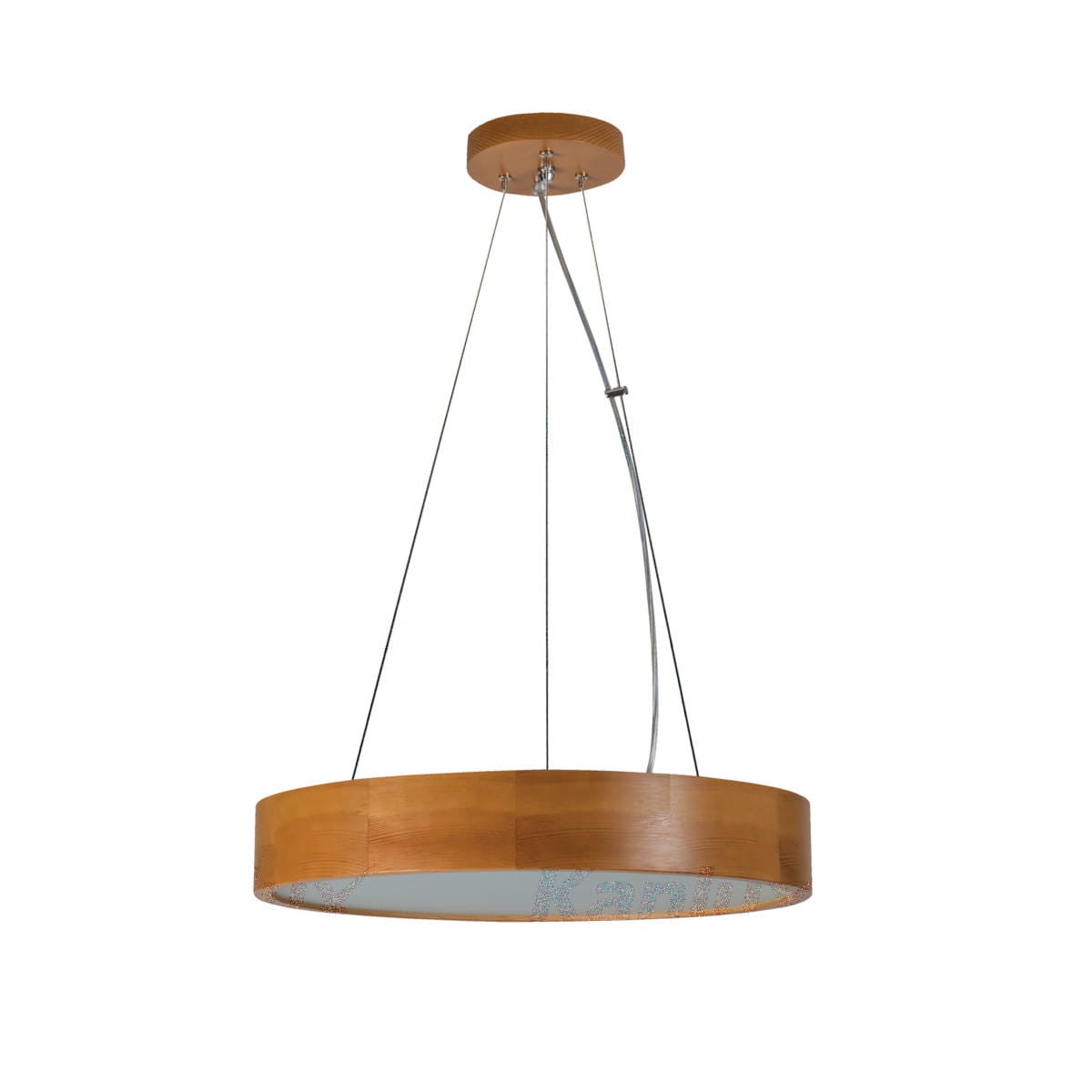 Lampa wisząca JASMIN złoty dąb 3 x E27 x 20W wym:100x47,5x47,5cm Kanlux