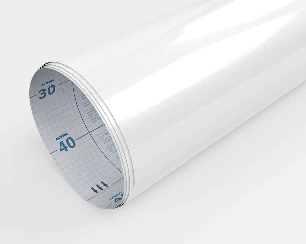 Artesive LA-001 Blanc Brillant. 90 cm PAR MÈTRE LINÉAIRE - Film adhésif de couleur unie pour la décoration intérieure - 2