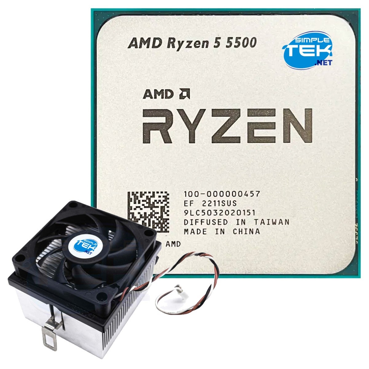 Amd Ryzen 5 5500 Am4 Processore Cpu Gaming 6c/12t 3,60ghz Max 4