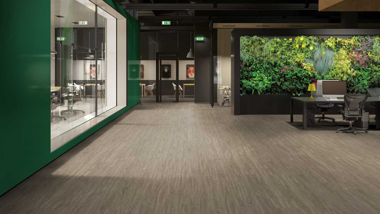 Lame PVC Autoplombante effet bois medium - 125 x 24,50 cm - 11 lames = 3,37 m² - 7