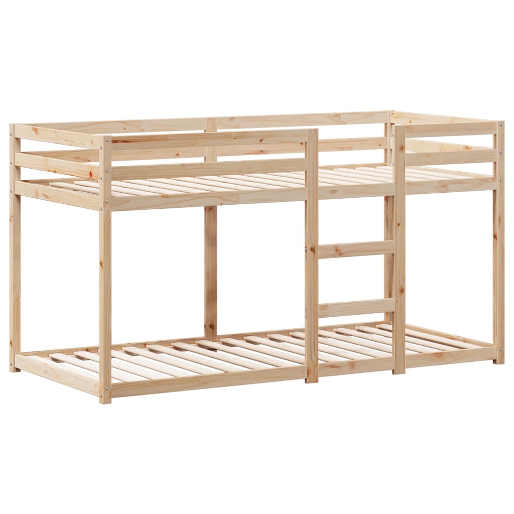 Lit superposé avec toit 90x200 cm bois de pin massif - 5