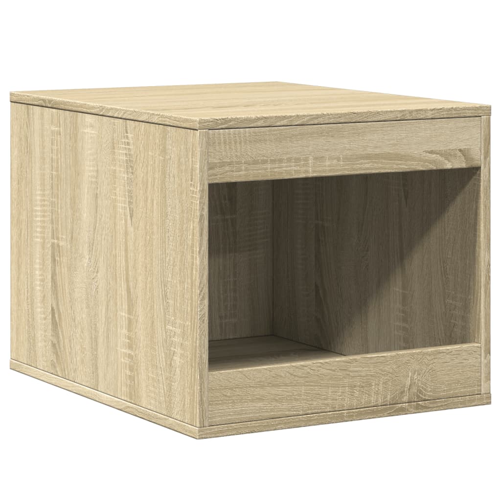 Muebles de caja de arena para gatos de madera de roble Sonoma