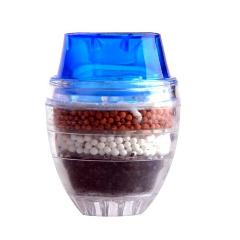 Mini Filtre à Eau Pour Robinet - Purificateur D'eau à Charbon Actif, 3 étapes De Filtration - Pour Cuisine Ou Salle De Bain
