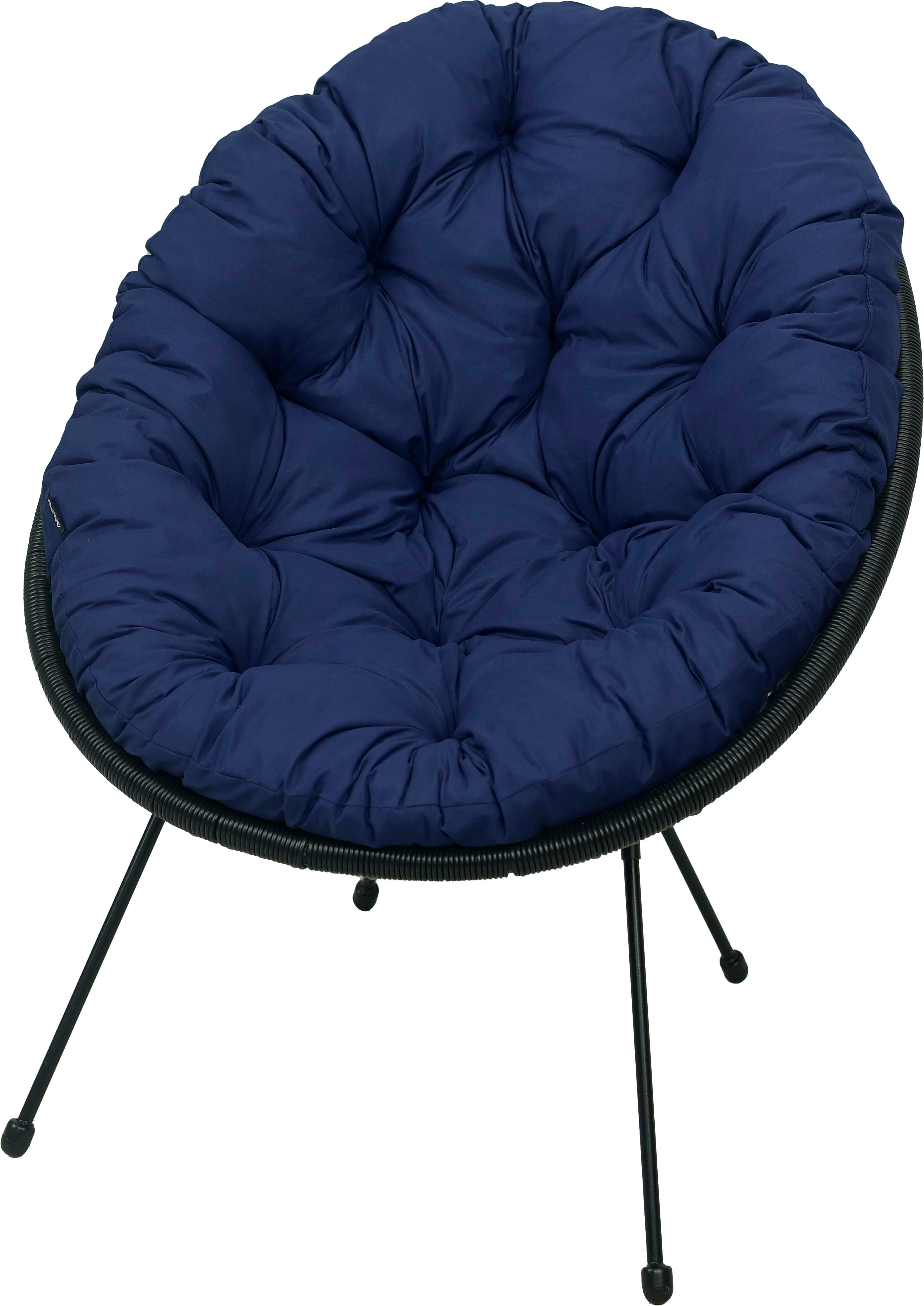 Poduszka na fotel żyłkowy Acapulco AMPO granatowy 1 szt.