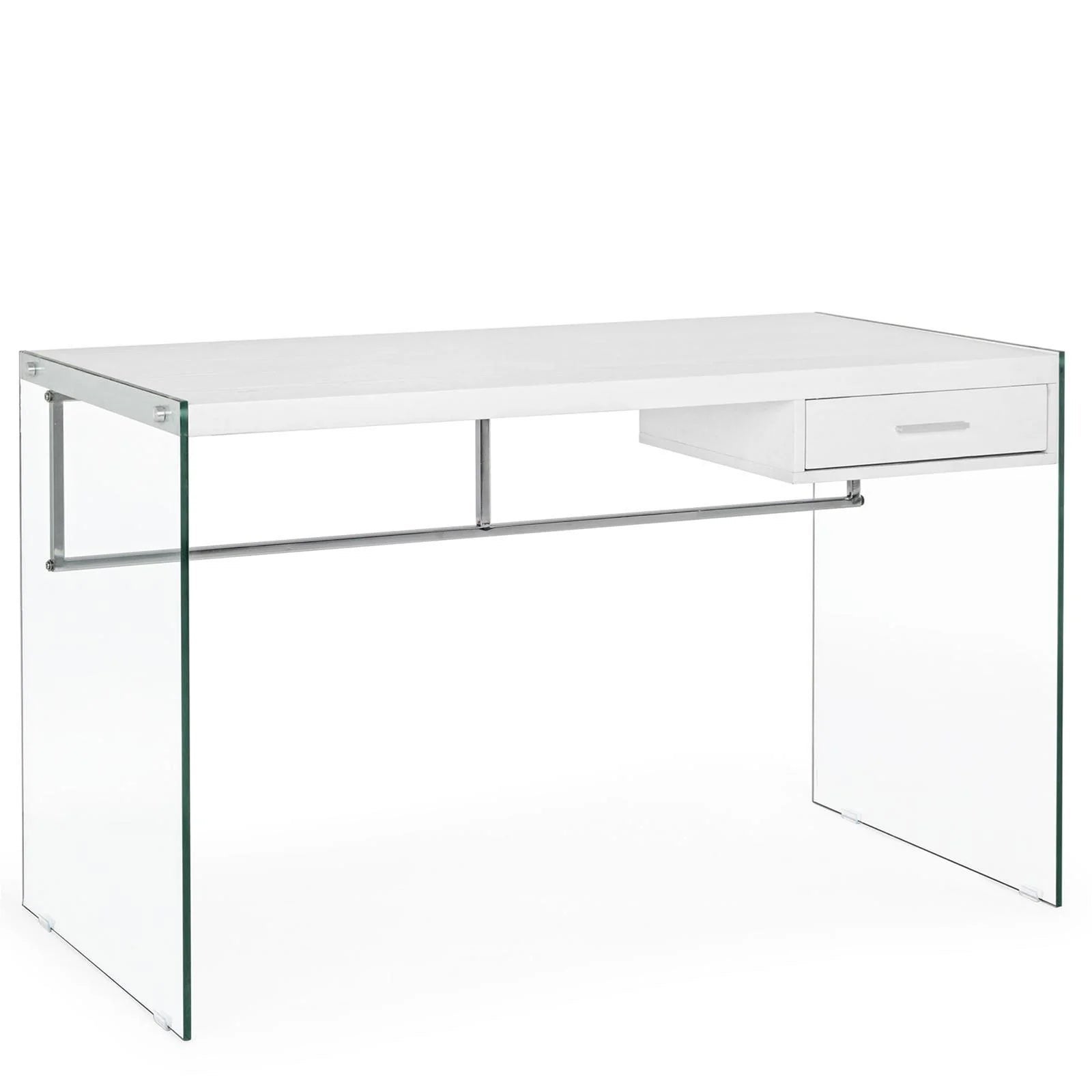 Scrivania Elettrica Regolabile In Altezza - Con Memoria E Gancio, Bianco - Foto 12