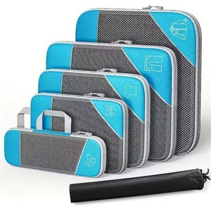 hhhouu Borsa Cosmetica da Viaggio Beauty Case Da Viaggio Donna Impermeabile Portatile, Morbida Pelle PU, Beauty Case Donna Di Grande Capacità Con Scomparti, Organizer per Cosmetici e Make-up HO-CB01