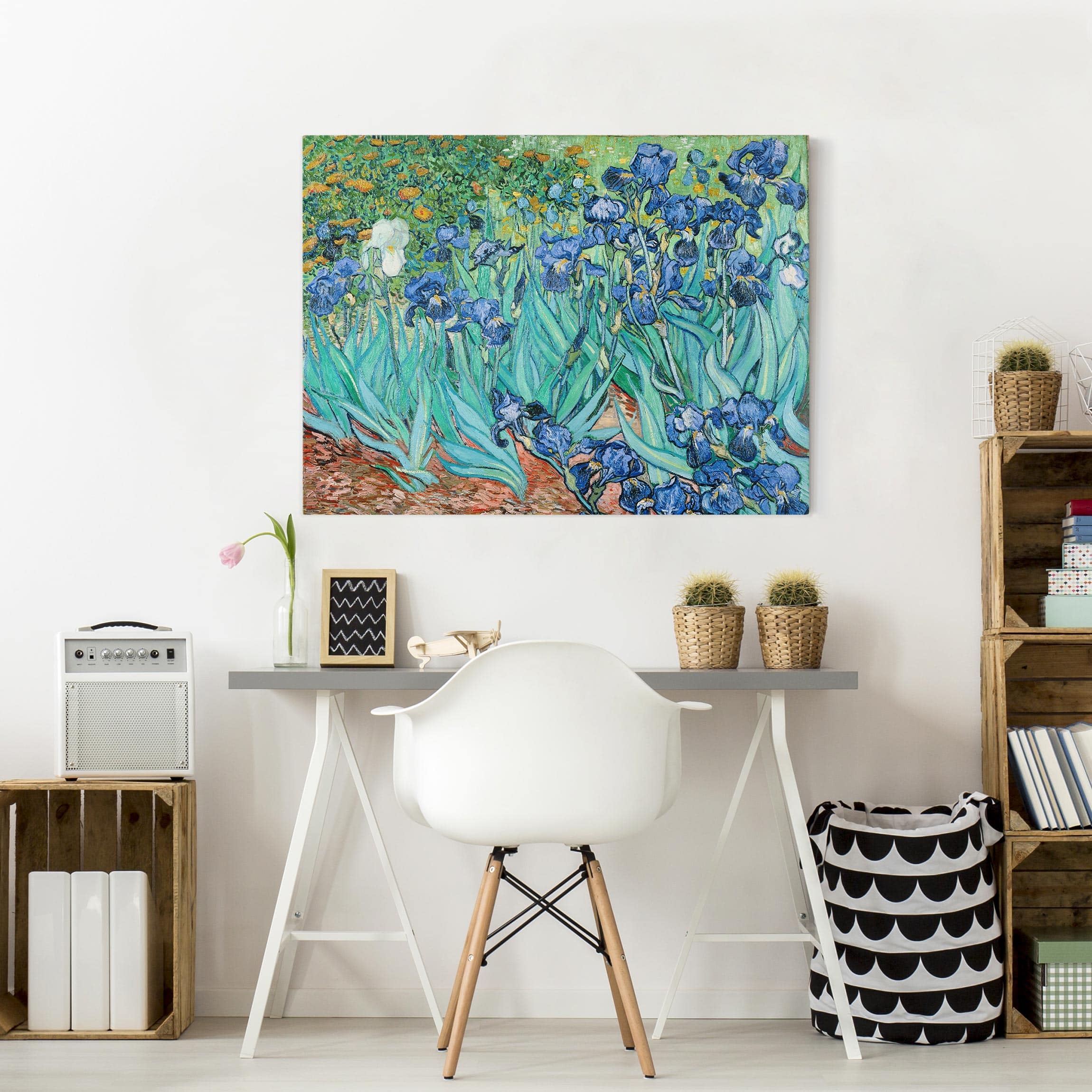 Quadro Napoli Vesuvio 100x75 Cm – Stampa Fine Art Su Tela Canvas Con Telaio In Legno, Made In Italy