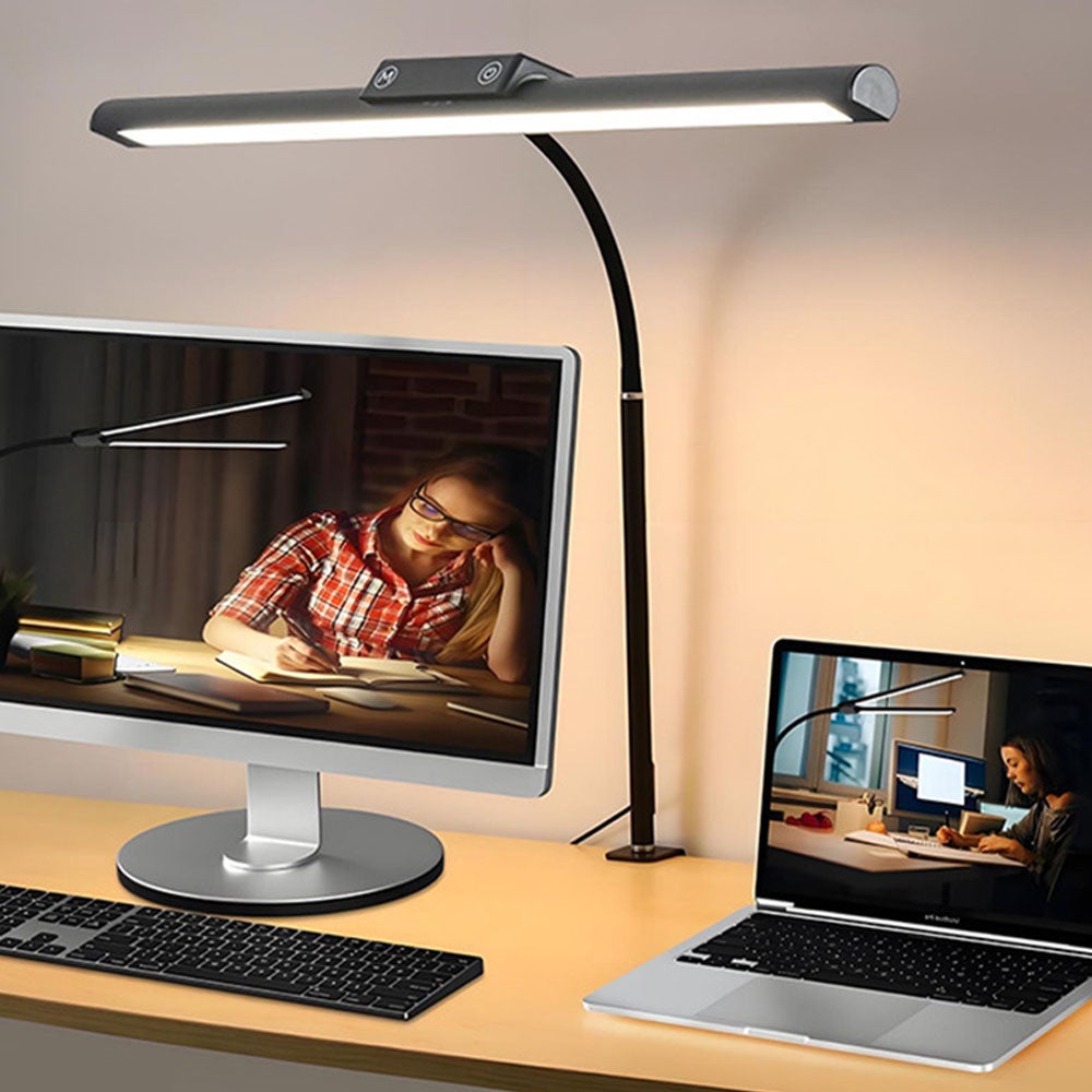 Lampe de bureau LED USB pour bureau à domicile, lampe intelligente à ...