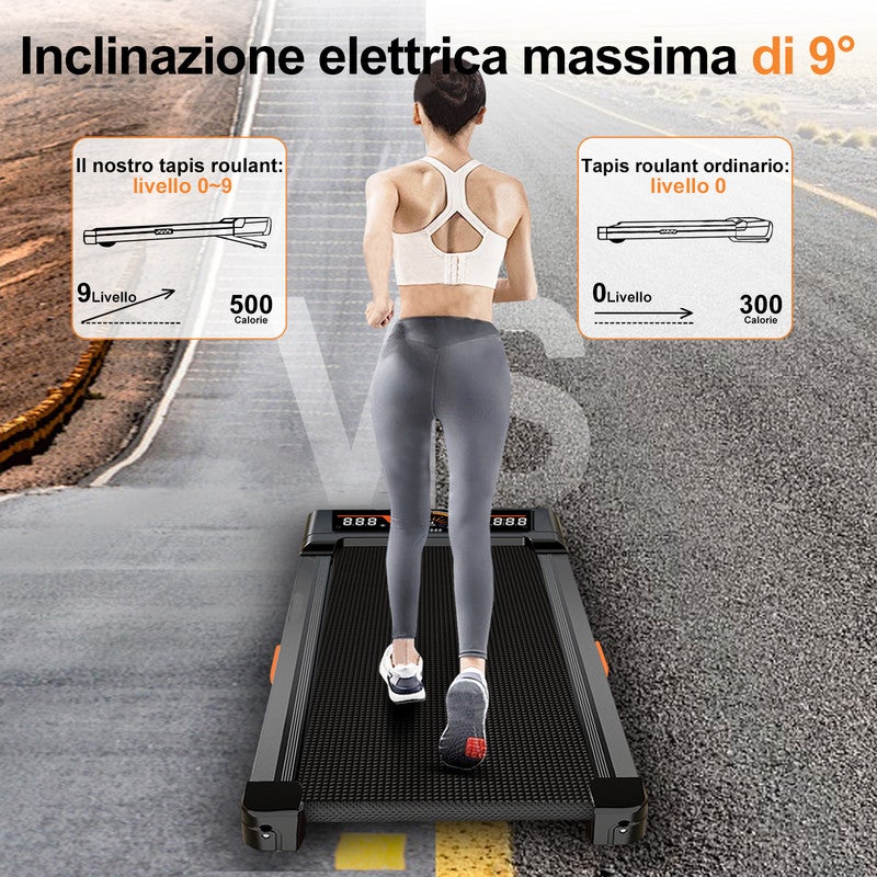 RATTANTREE Cinta de Correr, Cinta de Correr 10 km/h,pendiente del