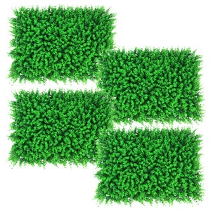 Sfondo da parete in erba artificiale, 25,4 x 25,4 cm (16P) pannelli da