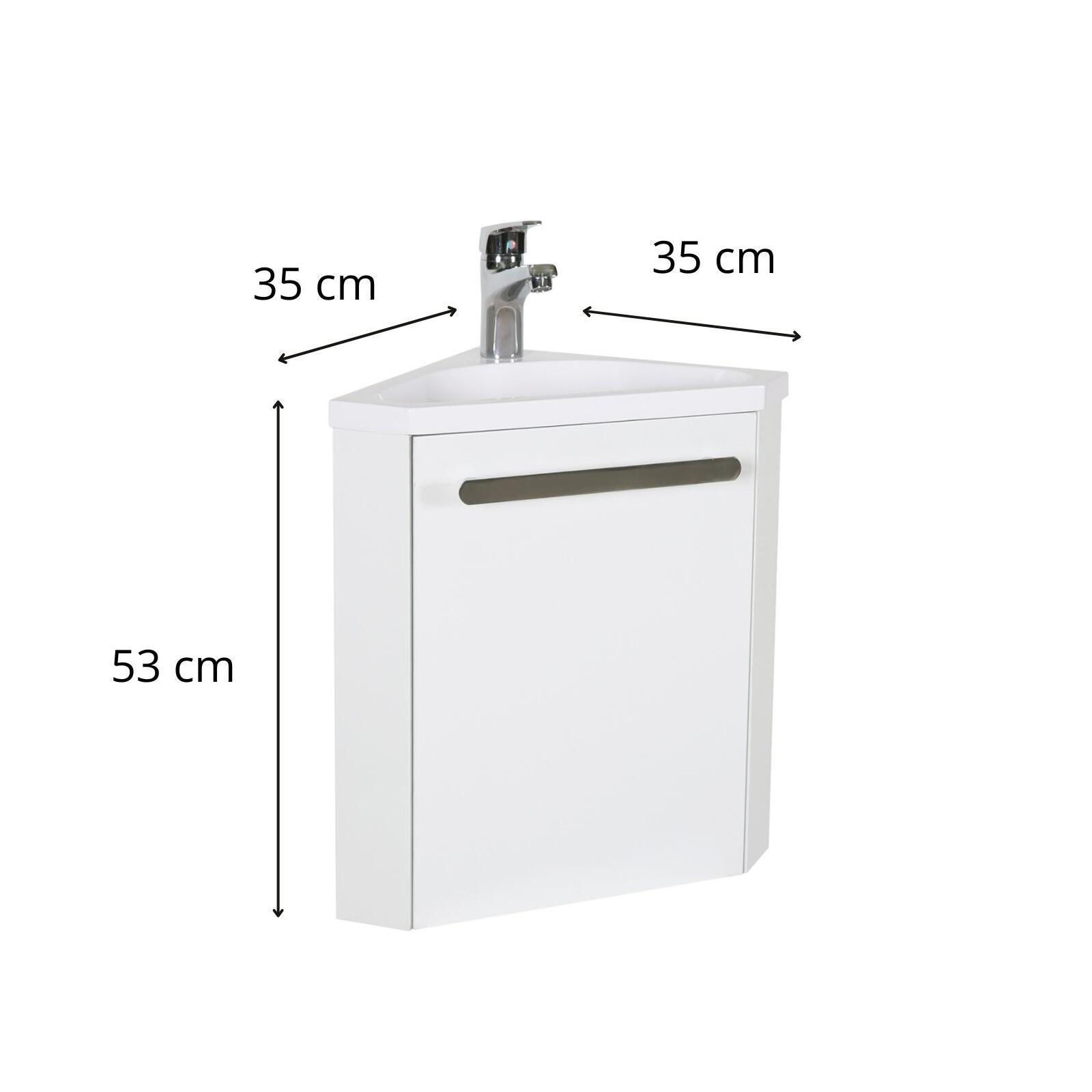 Meuble lave-mains d'angle SKINO - 3