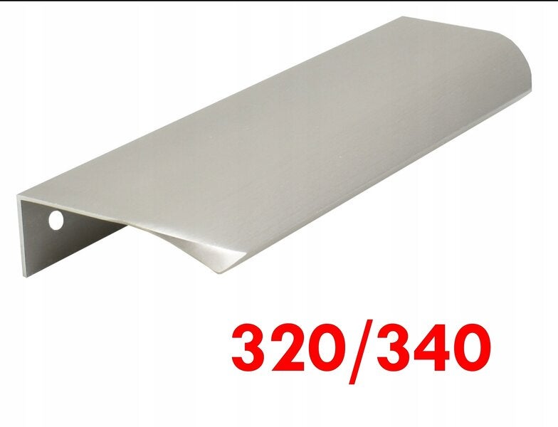 Ua02 Mâner din oțel inoxidabil și aluminiu, 34 cm, 320/340 mm