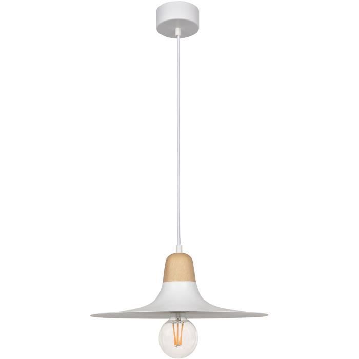 Suspension plate - Métal - H 100 cm - Blanc mat - 6