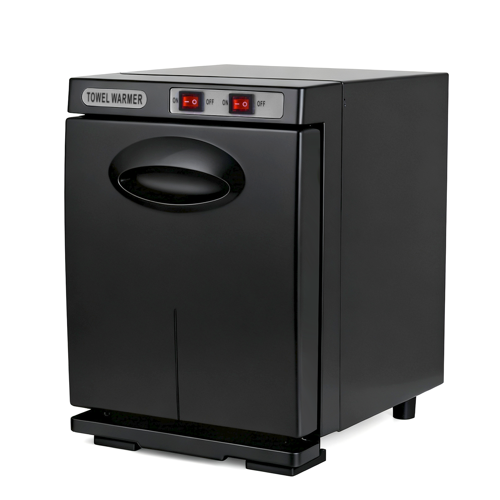 Zmh calentador de toallas negro 5l calentador de toallas giratorio de 360° secador de toallas uv para salones de belleza y spas