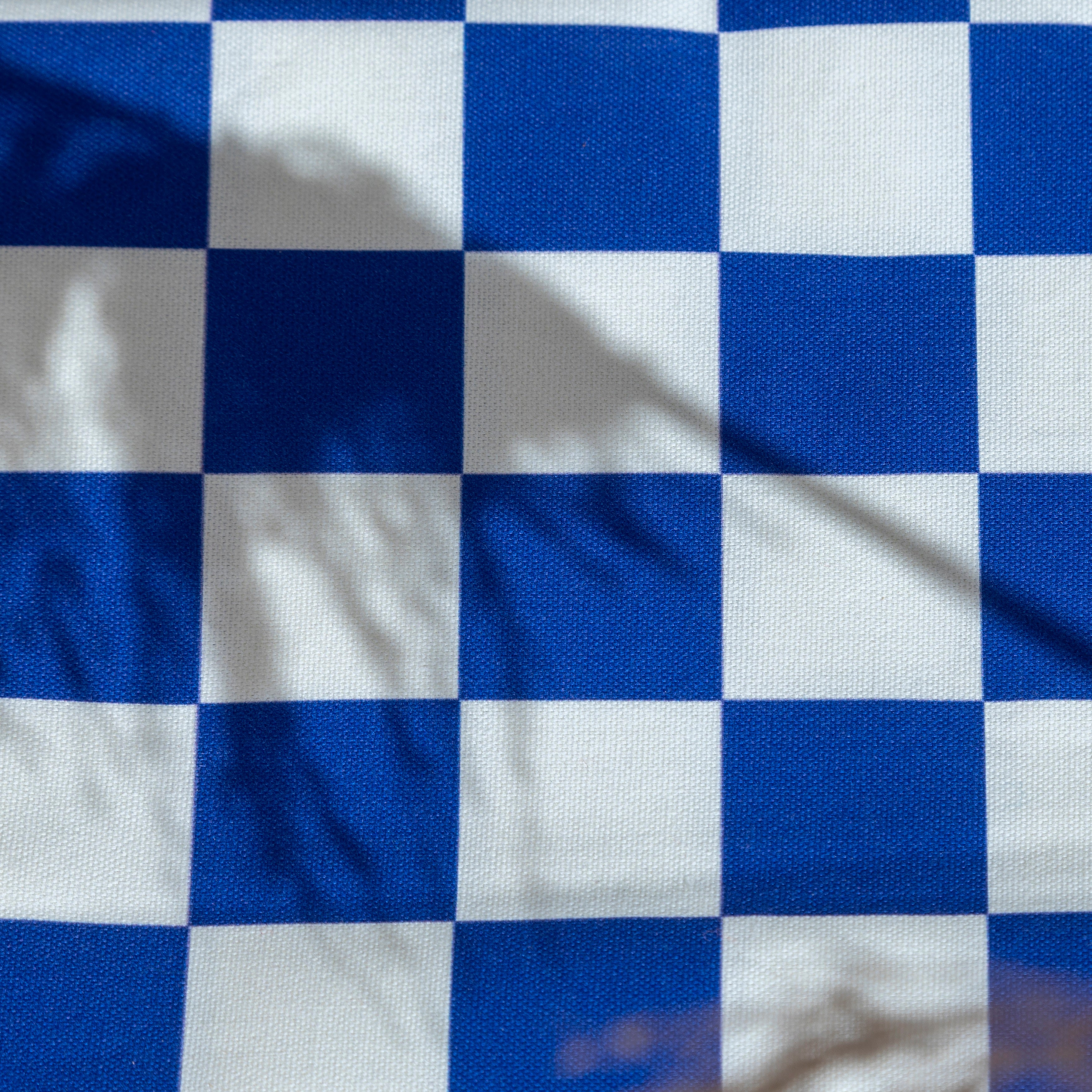 Tovaglia blu e bianca a quadretti MARSHALL - 2