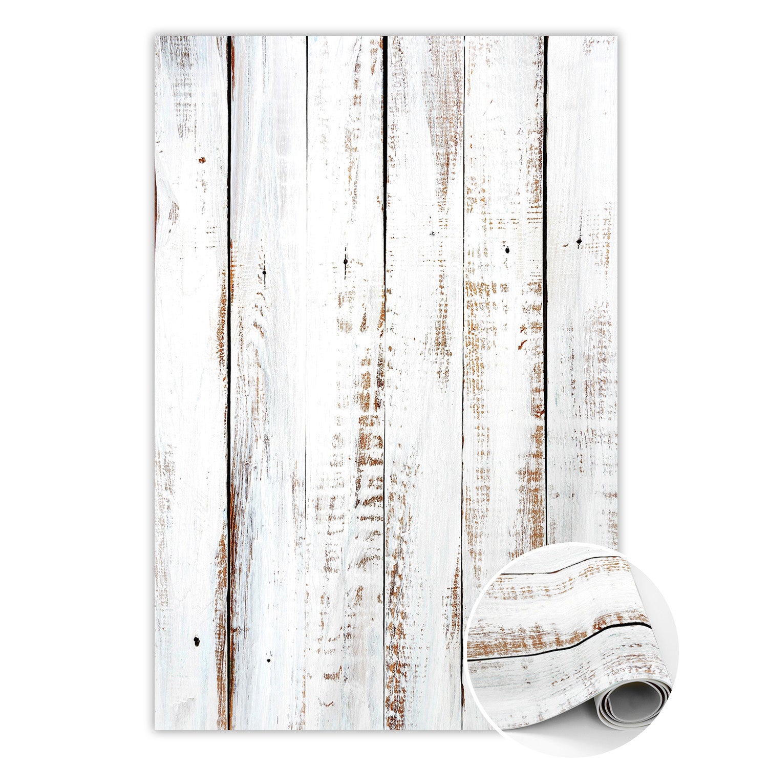 Dywan winylowy rustykalne drewno, mata winylowa naturalne deski do wnętrz 80x120 cm – Tulup