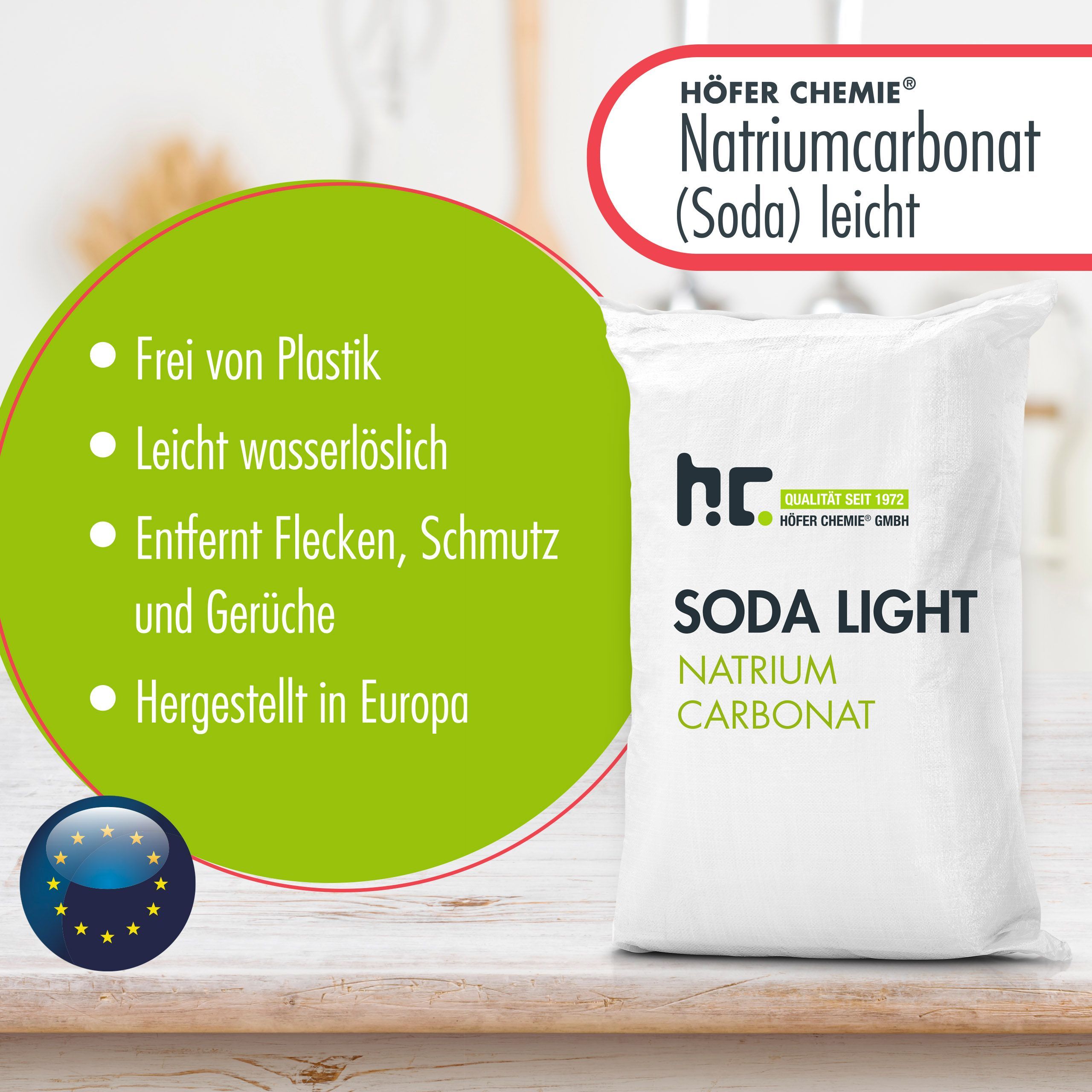 1 x Carbonate de sodium en sac de 25 KG - 2