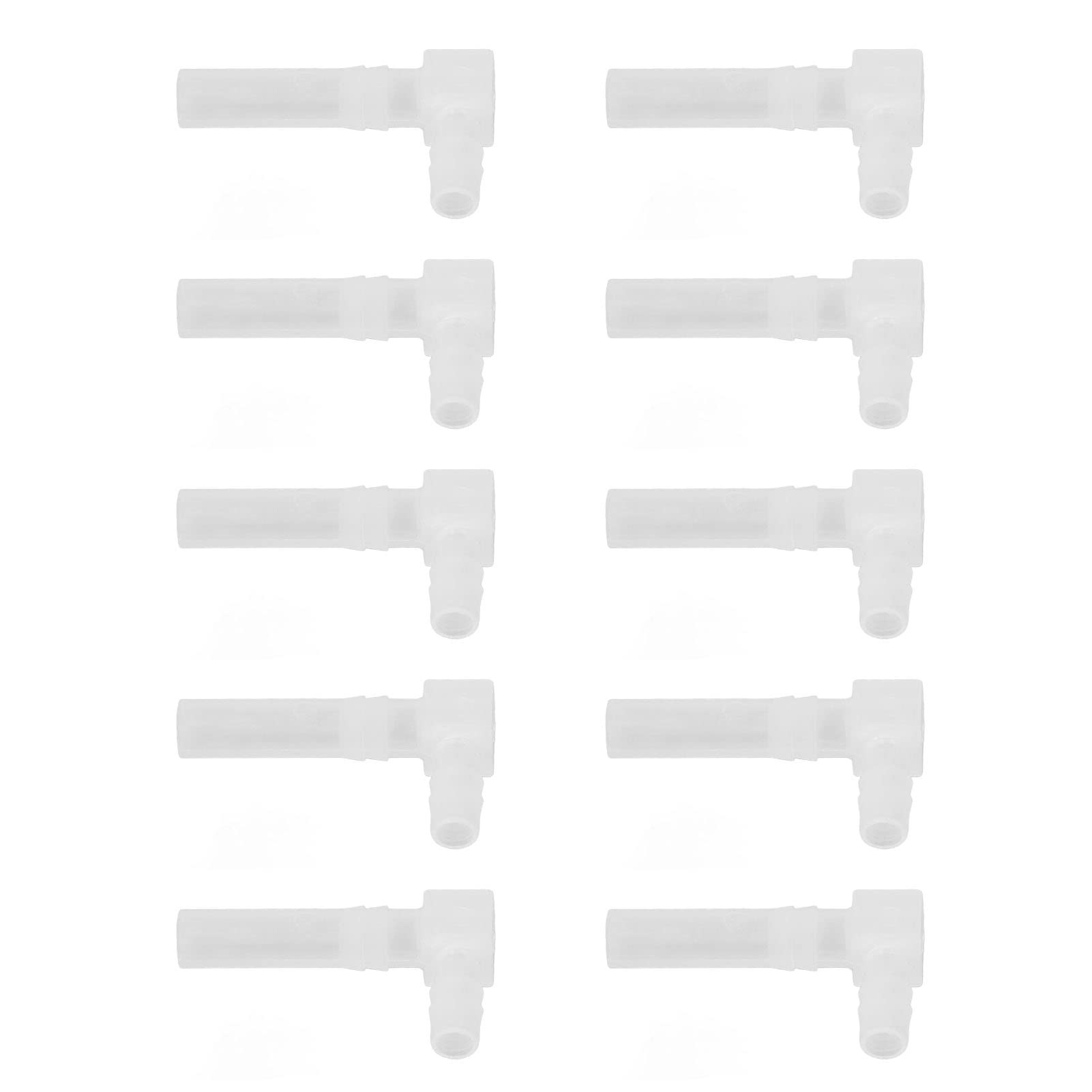 10 Connettori Adattatori per Tubi da 16 Mm a 4/7 - Raccordi Riduttori per Irrigazione - Connettore da 16 Mm a 4/7 per Irrigazione da Giardino