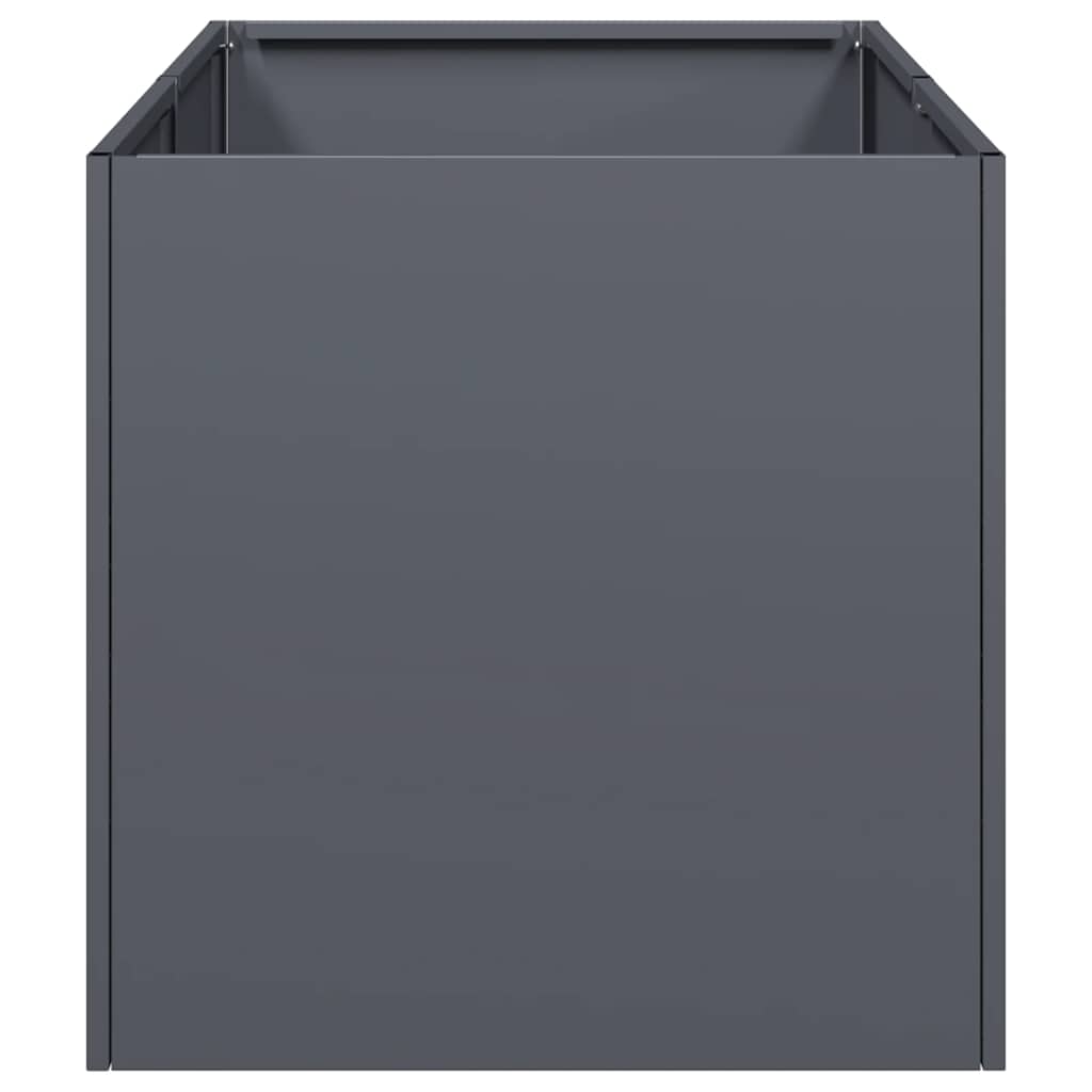 Jardinière，Pot de Fleurs anthracite 40x80x40 cm acier laminé à froid CFW68578 - 4