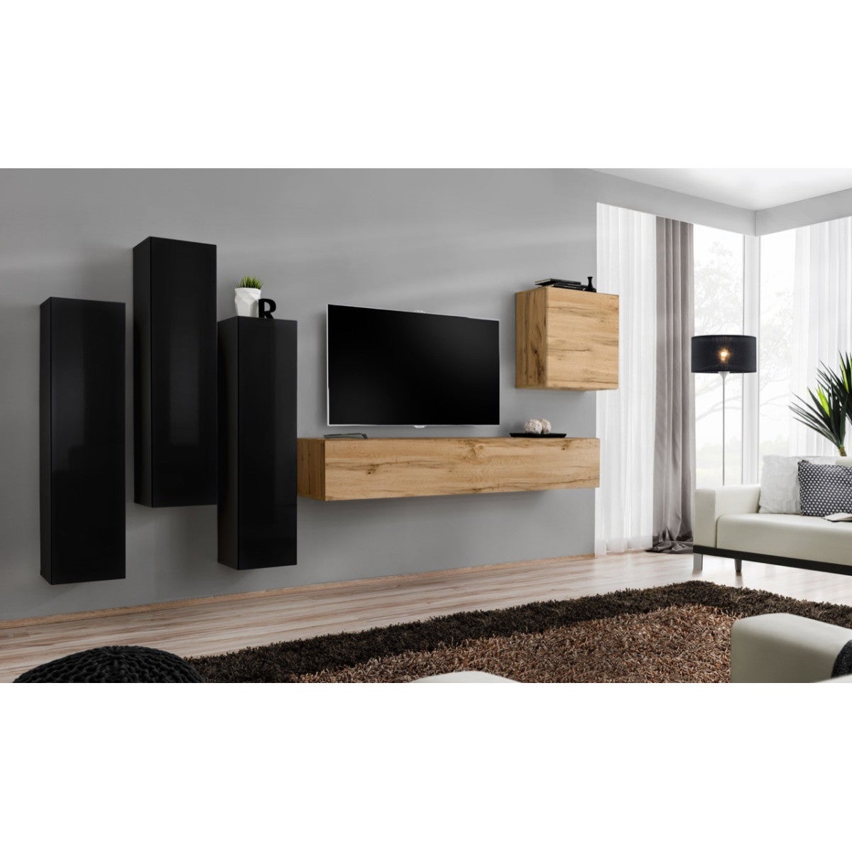 Meuble TV Mural Design 