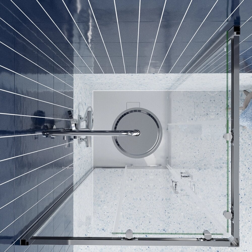 Box doccia 80x80 cm angolare scorrevole vetro anticalcare 6mm trasparente h190 | Tenerife - 2