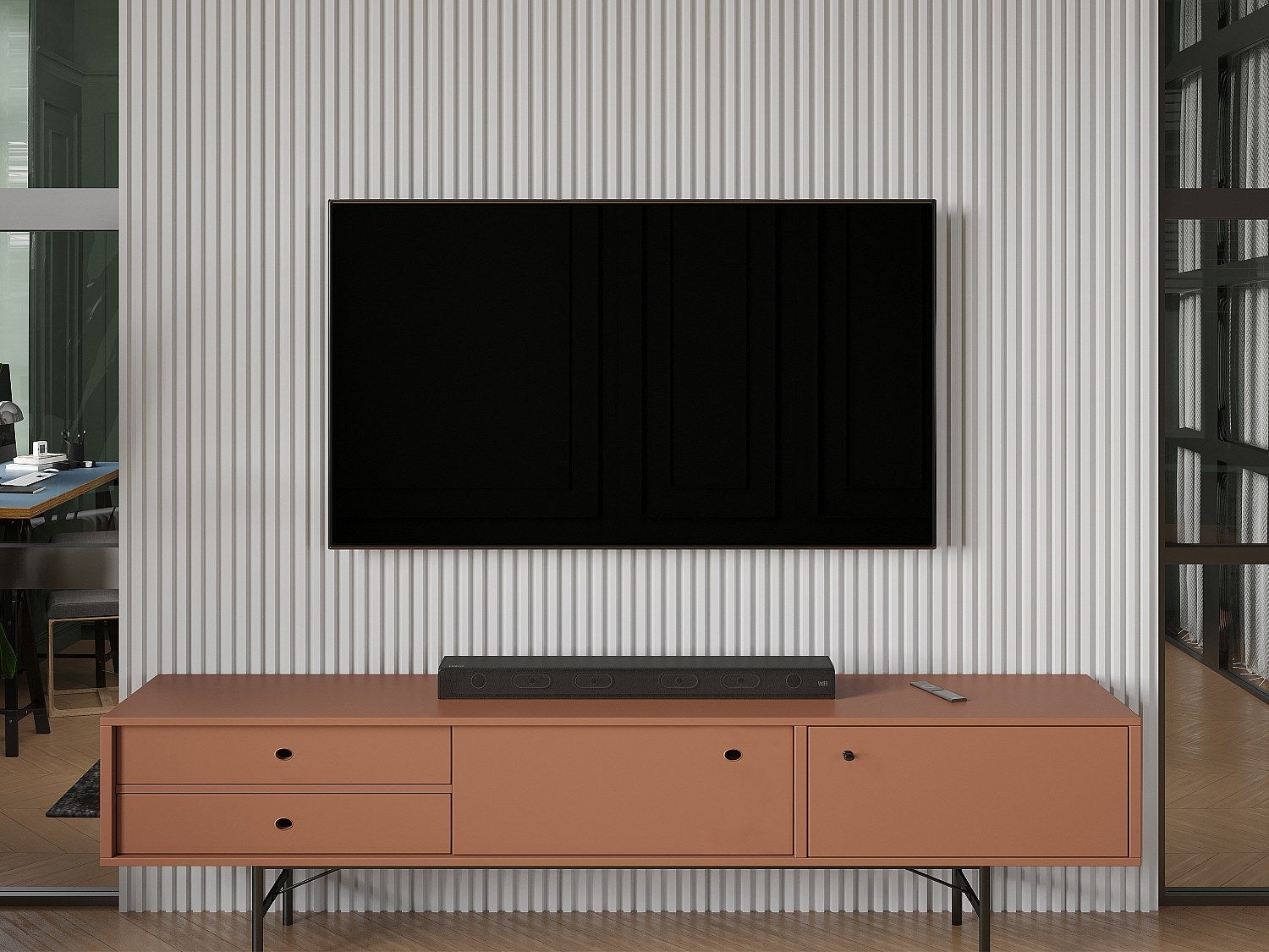 Panel ścienny 3D - Opakowanie 3,71 m² - Biały - Zestaw 8 sztuk - TATIANA