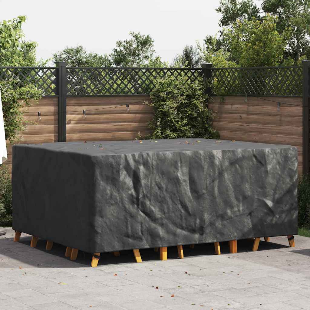 Pokrowiec na meble ogrodowe Czarny 240 x 190 x 90 cm 600D
